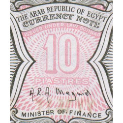 Egypte - Pick 183h - 10 piastres - 1980 - Etat : NEUF