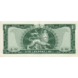 Ethiopie - Pick 25 - 1 ethiopian dollar - Série GN - 1966 - Etat : SUP+ à SPL