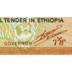 Ethiopie - Pick 42b - 5 birr - Série GF - 1991 - Etat : NEUF