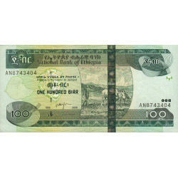 Ethiopie - Pick 52c - 100 birr - Série AN - 2006 - Etat : SPL