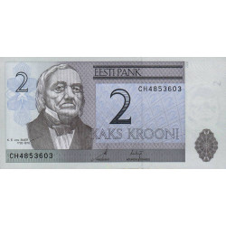 Estonie - Pick 85a - 2 krooni - 2006 - Etat : NEUF