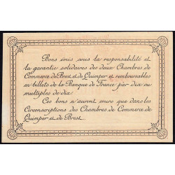 Quimper et Brest - Pirot 104-6 - 2 francs - Série B - 1915 - Etat : SPL