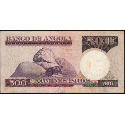 Angola - Pick 107 - 500 escudos - Série YT - 10/06/1973 - Etat : TB-