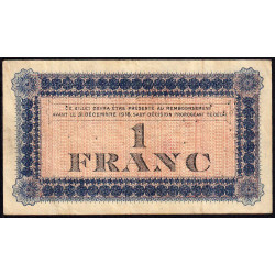 Roanne - Pirot 106-2a - 1 franc - Sans série - 28/06/1915 - Etat : TB+