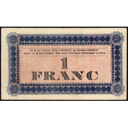 Roanne - Pirot 106-2a - 1 franc - Sans série - 28/06/1915 - Etat : SUP