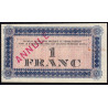 Roanne - Pirot 106-3 - 1 franc - 28/06/1915 - Annulé - Etat : TTB+
