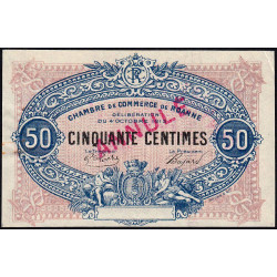 Roanne - Pirot 106-8 - 50 centimes - 04/10/1915 - Annulé - Etat : SUP+