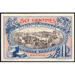 Roanne - Pirot 106-9 - 50 centimes - Sans série - 18/07/1917 - Etat : NEUF