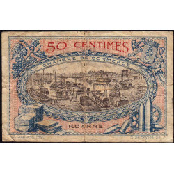 Roanne - Pirot 106-9 - 50 centimes - Sans série - 18/07/1917 - Etat : TB-