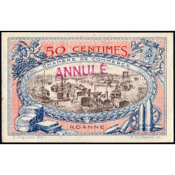 Roanne - Pirot 106-10 - 50 centimes - 18/07/1917 - Annulé - Etat : SUP