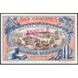 Roanne - Pirot 106-10 - 50 centimes - 18/07/1917 - Annulé - Etat : NEUF