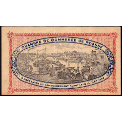 Roanne - Pirot 106-12 - 1 franc - Série 080 - 18/07/1917 - Etat : TTB