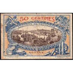 Roanne - Pirot 106-15 - 50 centimes - Série A 76 - 18/07/1917 - Etat : TB