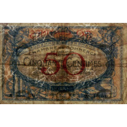 Roanne - Pirot 106-15 - 50 centimes - Série A 90 - 18/07/1917 - Etat : TB