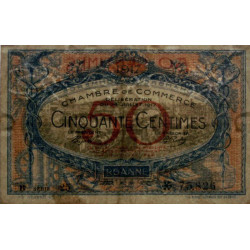 Roanne - Pirot 106-16 - 50 centimes - Série B 25 - 18/07/1917 - Etat : TB+