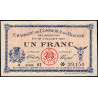 Roanne - Pirot 106-17 - 1 franc - Série A 61 - 18/07/1917 - Etat : SUP