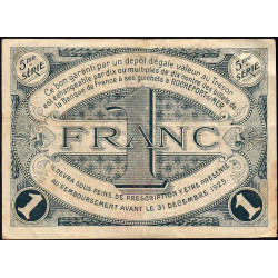 Rochefort-sur-Mer - Pirot 107-19 - 1 franc - 5me Série - 25/02/1920 - Etat : TB+