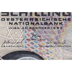 Autriche - Pick 152 - 1'000 schilling - 03/01/1983 - Etat : TTB