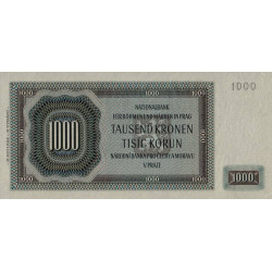 Bohême-Moravie - Pick 15a - 1'000 korun - 24/10/1942 - Série Ea - Etat : SPL+