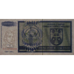 Croatie - Krajina - Pick R12 - 10'000'000 dinars - Série AA - 1993 - Etat : SUP+