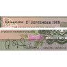 Ecosse - Pick 202 - 1 pound - 01/09/1969 - Etat : NEUF