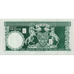 Ecosse - Pick 329 - 1 pound sterling - 19/03/1969 - Etat : NEUF