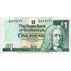 Ecosse - Pick 351e_2 - 1 pound sterling - Série C/90 - 01/10/2001 - Etat : NEUF