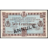 Chalon-sur-Saône, Autun... - Pirot 42-17 - 50 centimes - Série D 272 - 05/11/1918 - Annulé - Etat : SUP+