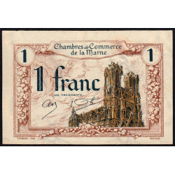 Châlons-sur-Marne / Epernay / Reims - Pirot 43-2 - 1 franc - 10/10/1920 - Etat : SUP+