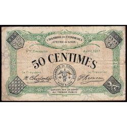 Chartres (Eure-et-Loir) - Pirot 45-5 - 50 centimes - 04/1917 - Etat : TB-