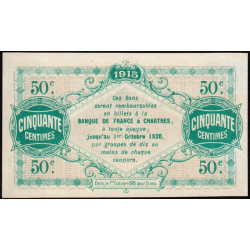 Chartres (Eure-et-Loir) - Pirot 45-1 - 50 centimes - 01/10/1915 - Etat : NEUF
