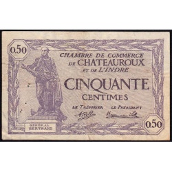 Chateauroux (Indre) - Pirot 46-24 - 50 centimes - 11/08/1920 - Etat : TB+