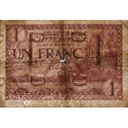 Chateauroux (Indre) - Pirot 46-30 - 1 franc - Série A - 03/02/1922 - Etat : B