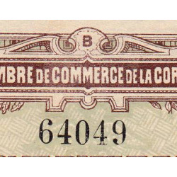 Corrèze (Brive, Tulle) - Pirot 51-5 - 50 centimes - Série B - 25/03/1915 - Annulé - Etat : SUP+