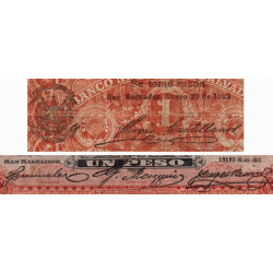 El Salvador - Pick S 161b - 1 peso - Série A - 10/01/1913 - Etat : B-