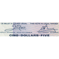 Canada - Pick 95a_2 - 5 dollars - Série EOL - 1986 - Etat : TB+