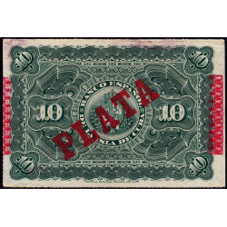 Cuba - Pick 49d_2 - 10 pesos - Série E - 15/05/1896 - Etat : SUP
