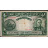 Bahamas - Pick 9b - 4 shillings - Série A/4 - 1941 - Etat : B+ à TB-