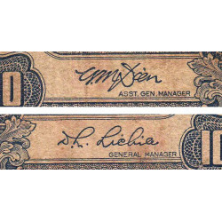 Chine - Central Bank of China - Pick 249b - 100 yüan - Série AV - 1942 - Etat : B+