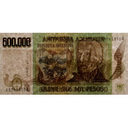 Argentine - Pick 309_2 - 500'000 pesos - Série A - 1981 - Etat : NEUF