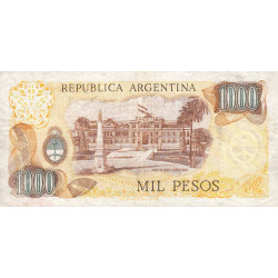 Argentine - Pick 304b_2 - 1'000 pesos - Série E - 1979 - Etat : TB+