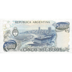 Argentine - Pick 305b_1 - 5'000 pesos - Série B - 1981 - Etat : NEUF