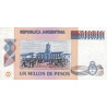 Argentine - Pick 310_3 - 1'000'000 pesos - Série B - 1982 - Etat : SPL