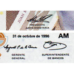 Equateur - Pick 128b4 - Série AM - 5'000 sucres - 31/10/1996 - Etat : NEUF