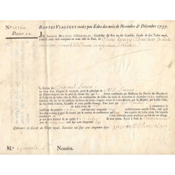 Seine - Paris - Louis XV - Emprunt royal de 1757 - Denier 10 - Etat : SUP