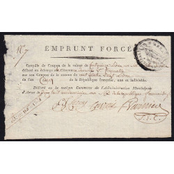 Pas-de-Calais - Arras - Révolution - 1797 - Coupille de l'emprunt forcé - 115 livres - Etat : SPL