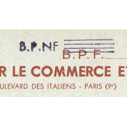 Banque Nationale pour le Commerce et l'industrie - St-Etienne - 1960 - Etat : SPL