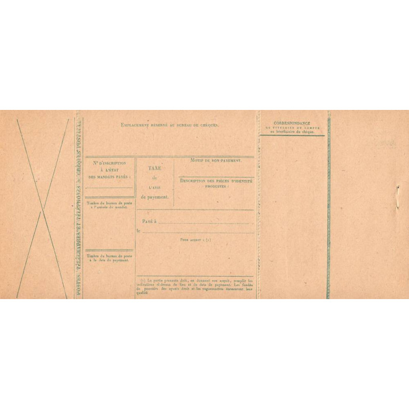 Chèque Postal - Pradelles - 1946 - Etat : SUP