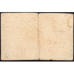 Assignat 19a - 5 livres - 28 septembre 1791 - Etat : TB-
