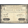 Assignat 19a - 5 livres - 28 septembre 1791 - Etat : TTB